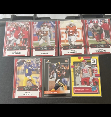 (7) Rookie lot Stroud, Young, Williams etc