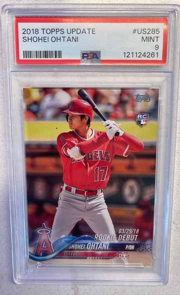 2018 Topps Update Shohei Ohtani PSA 9