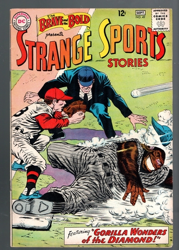 1962 DC Comics Brave & the Bold #49 Strange Sports Stories F+/VF