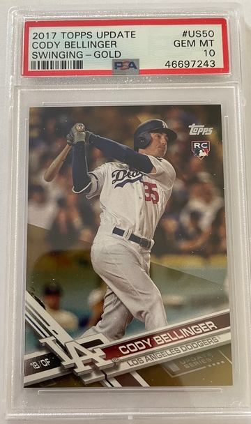 2017 Topps Update Cody Bellinger Gold /2017