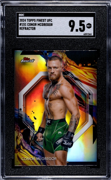 2024 Finest #151 Conor McGregor Uncommon SGC 9.5