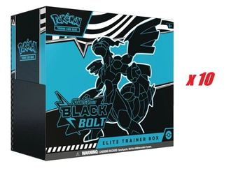 Pokemon Scalet & Violet Black Bolt Elite Trainer Box (Lot of 10)