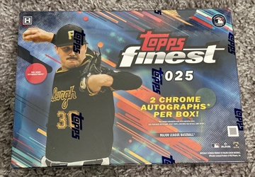 2025 TOPPS FINEST MLB Baseball HOBBY BOX 2 Autos Brand New Sealed IN HAND!