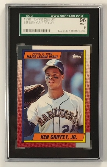 Ken Griffey Jr. 1990 Topps Debut SGC 9/96
