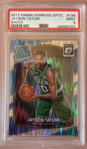 2017 Optic Jayson Tatum Shock PSA 9 