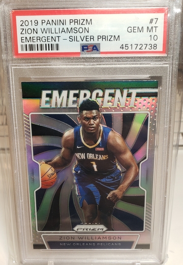 Zion Williamson Prizm Emergent
