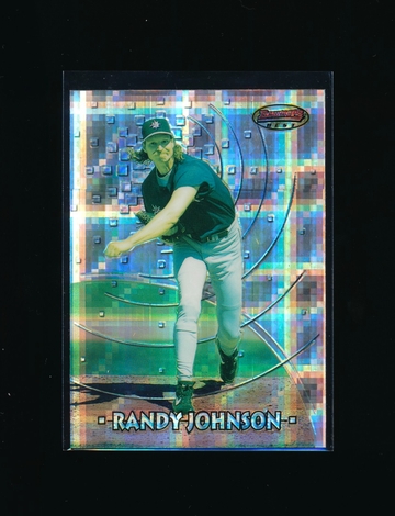 1997 Bowman's Best #93 Randy Johnson SP Atomic Refractor