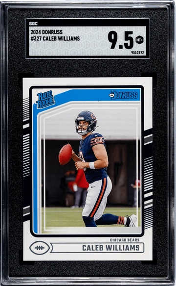 2024 Donruss #327 Caleb Williams Rated Rookie SGC 9.5