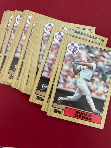 1987 Topps Ruben Sierra #261 Rookie RC - 30 CT