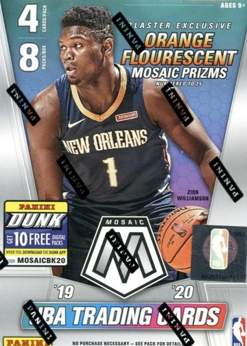 2019-20 Panini Mosaic Basketball Blaster Box FACTORY SEALED