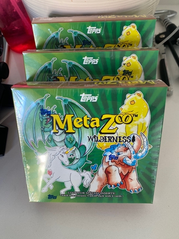Metazoo Topps Lot of 3 sealed boxes 