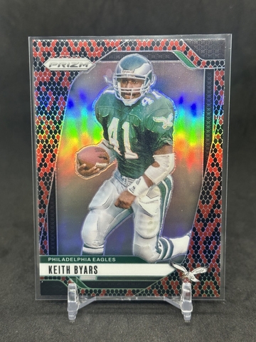 Keith Byars 2024 Panini Prizm Snakeskin SP #239 Eagles