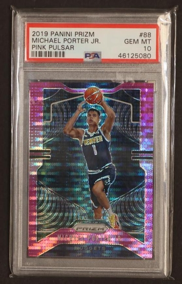 2019 Panini Prizm Pink Pulsar Michael Porter Jr. #88 PSA 10