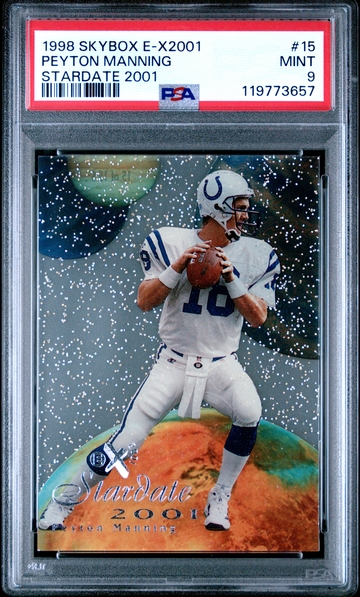 Peyton Manning 1998 e-X2001 StarDate 2001 PSA 9