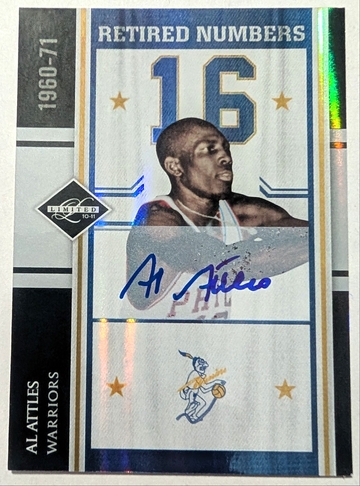 Al Attles 2010-11 Panini Limited Retired Numbers Auto