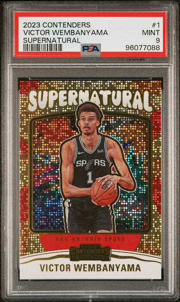 2023 Contenders #1 Victor Wembanyama Supernatural PSA 9