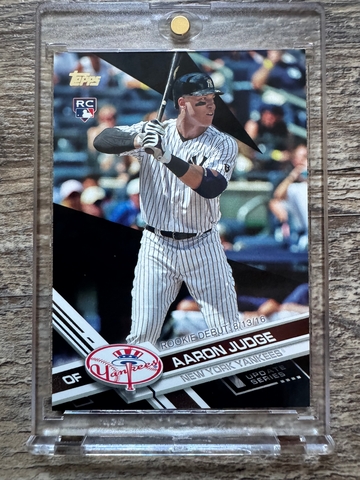 2017 Topps Update Aaron Judge RC Rookie Debut US99 Black Parallel #/66