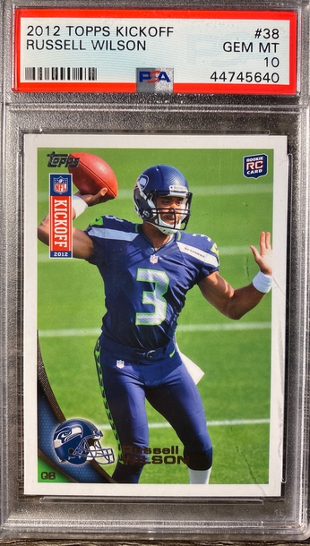 2012 Topps Kickoff Russell Wilson PSA 10