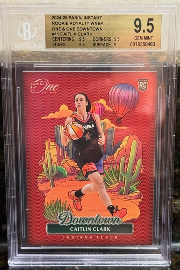 2024 WNBA Rookie Royalty Caitlin Clark All Star Game Rookie Downtown BGS 9.5