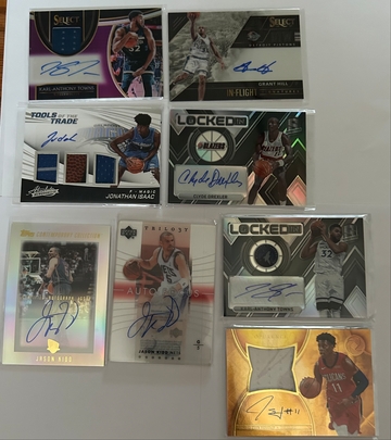 Basketball Auto Lot Kidd Hill Towns Issac Drexler Holiday 