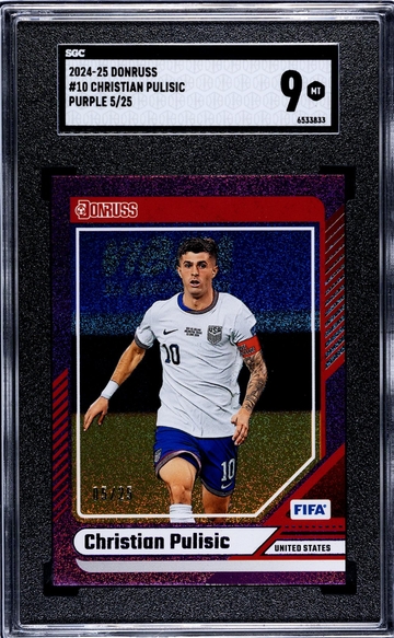 2024 Donruss #10 Christian Pulisic /25 SGC 9