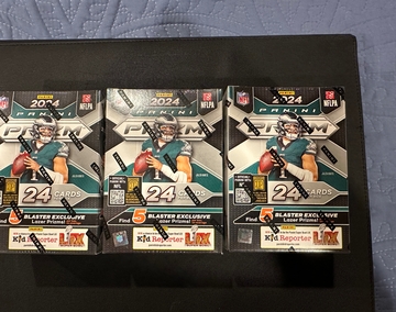 2024 Panini Prizm Football NFL Blaster Box Sealed NEW Lazer Lot of 3