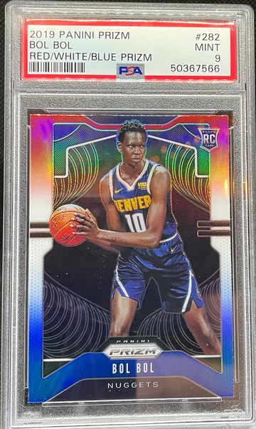 2019 Panini Prizm Bol Bol Red White Blue - PSA 9 Mint