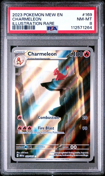 2023 MEW #169/165 Charmeleon Illustration Rare PSA 8