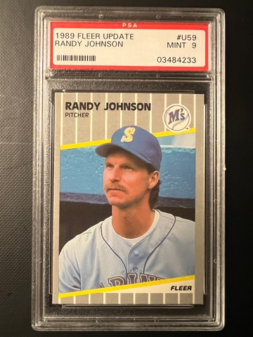 1989 Fleer Update Randy Johnson #U59