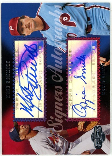 Mike Schmidt/Ozzie Smith 2006 Topps Co-Signers Dual Autograph SP /25