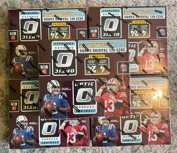 2023 Donruss Optic Retail Box Lot of 5