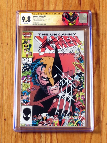 UNCANNY X-MEN #211 CGC SS 9.8 1986 Signature Series Claremont Oliver Orzechowski