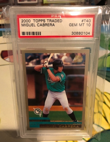 2000 Topps Traded Miguel Cabrera