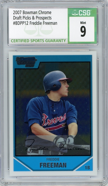 2007 Bowman Chrome Draft Freddie Freeman