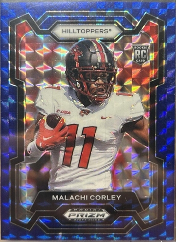 2024/Prizm Draft Picks/Malachi Corley RC/Blue Finite [Pulsar Prizm] NM
