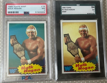 2  1985 Topps Hulk Hogan