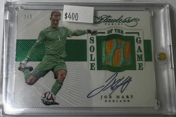 2016 Flawless Soccer Joe Hart Sole of the Game Auto /5