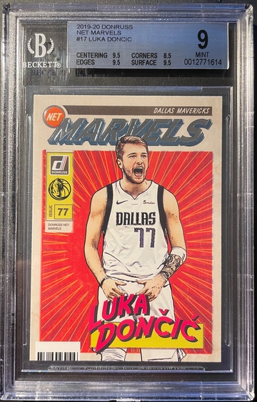 2019-2020 Donruss Net Marvels Luka Doncic #17 BGS 9