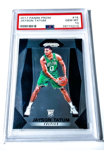 2017 Panini Prizm Jayson Tatum #16 Rookie Card RC PSA 10 Gem Mint Boston Celtics