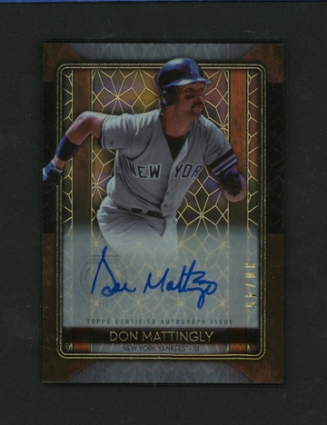 2020 Topps Tribute Iconic Perspectives Don Mattingly #IP-DM Auto