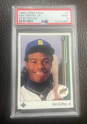 1989 Upper Deck Ken Griffey Jr PSA 9 Mint