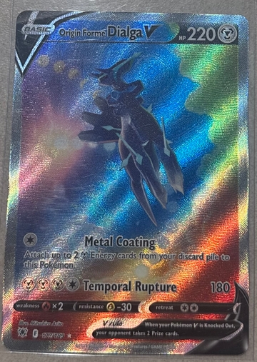 Pokemon Astral Radiance Origin Forme Dialga V 177/189