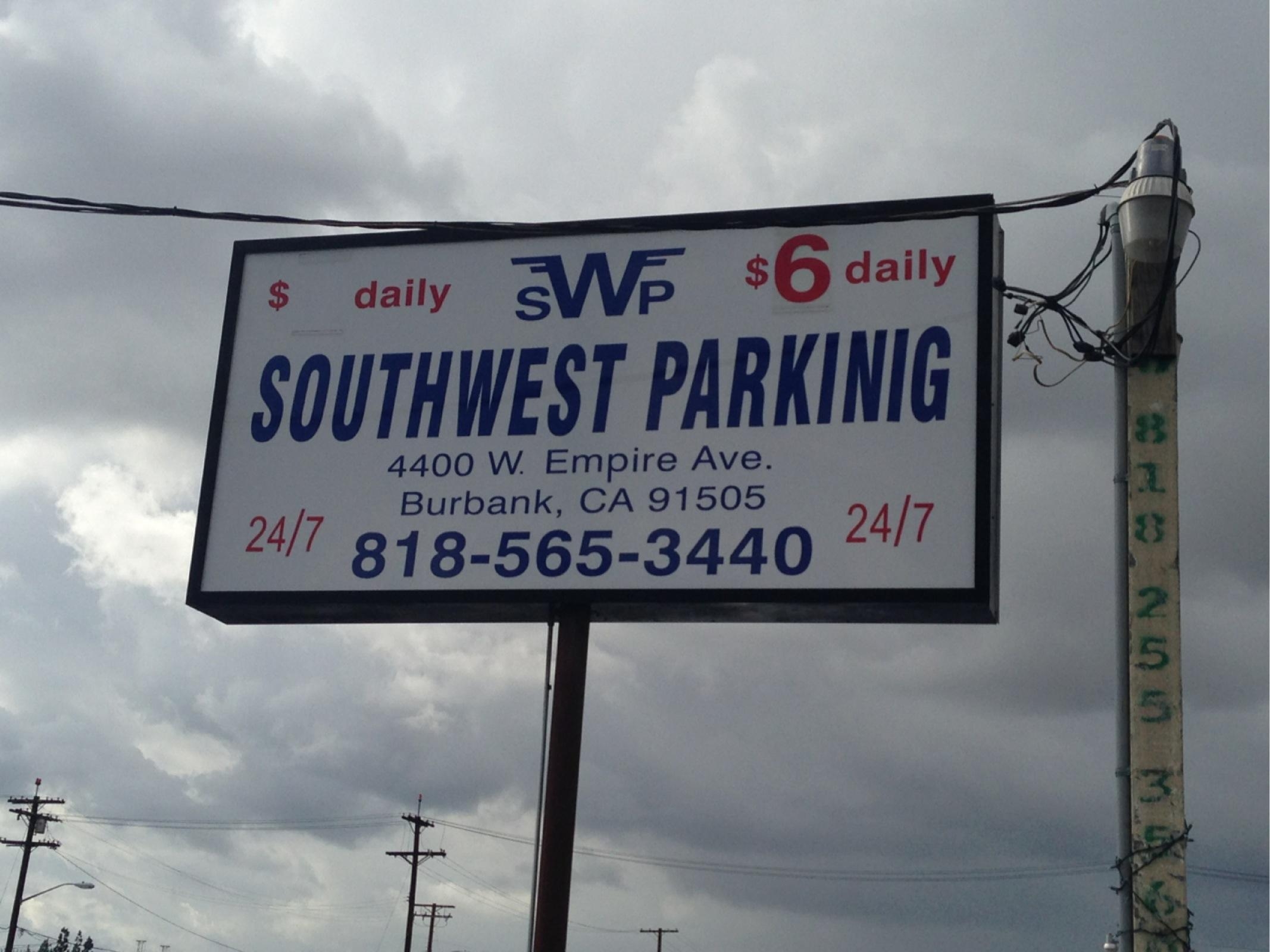 Southwest Parking Parking in Burbank ParkMe