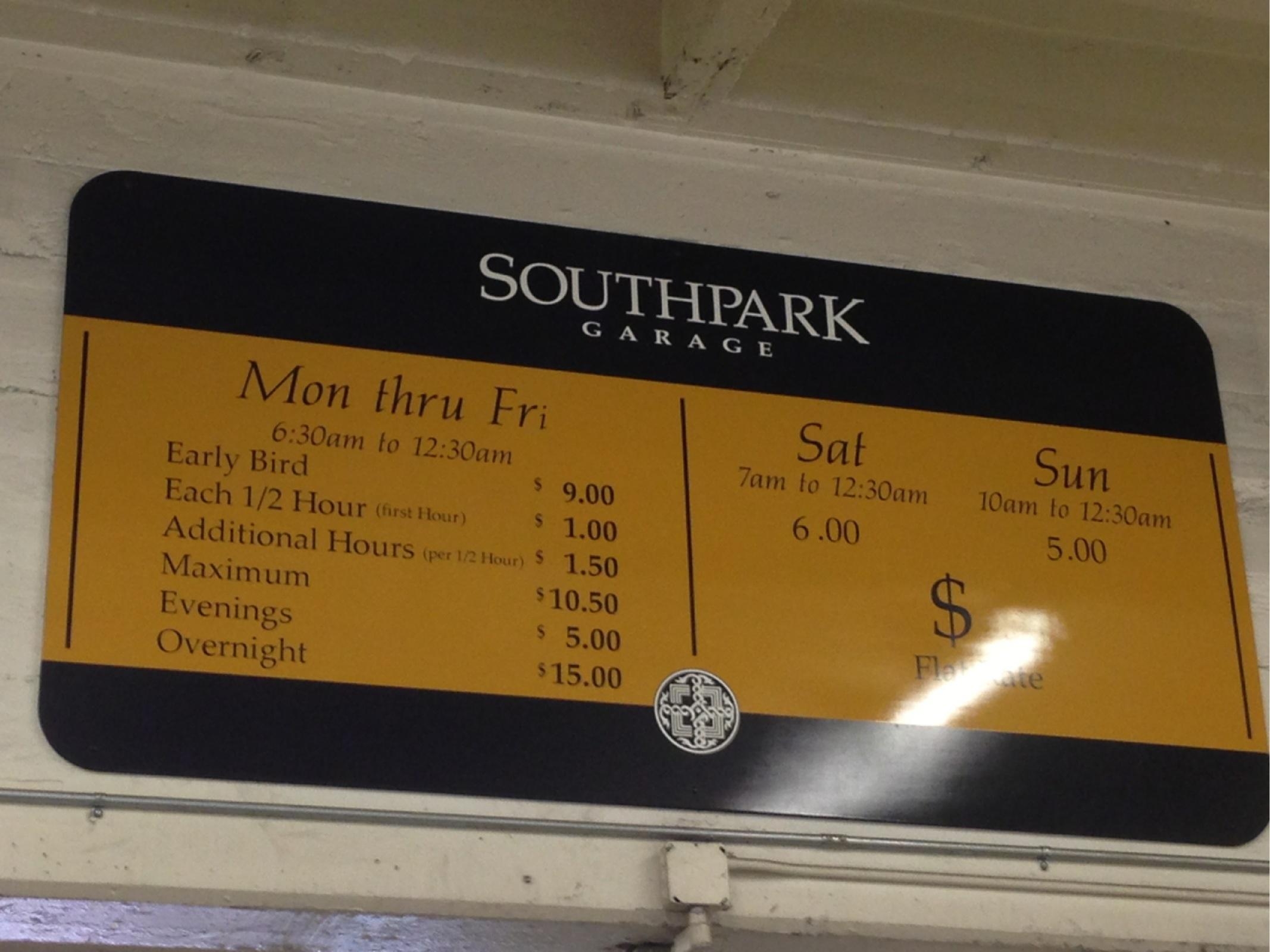 Southpark Garage Parking in Portland ParkMe