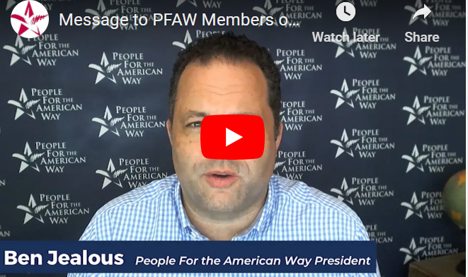 video - Ben Jealous message