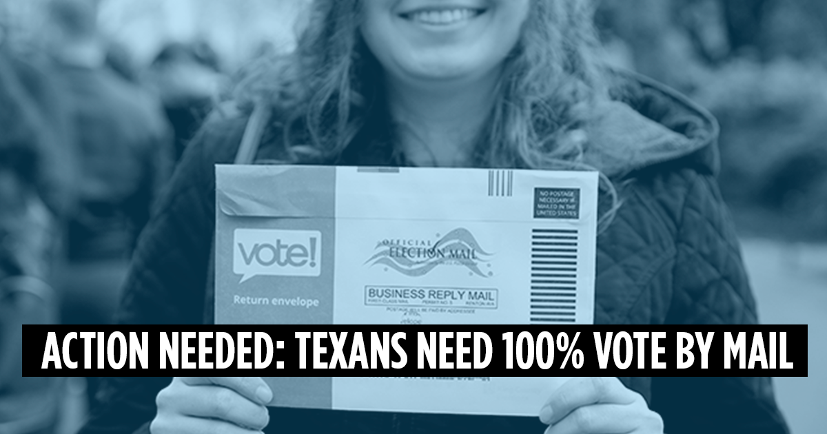Petition: Texans deserve safe voting access for all future elections