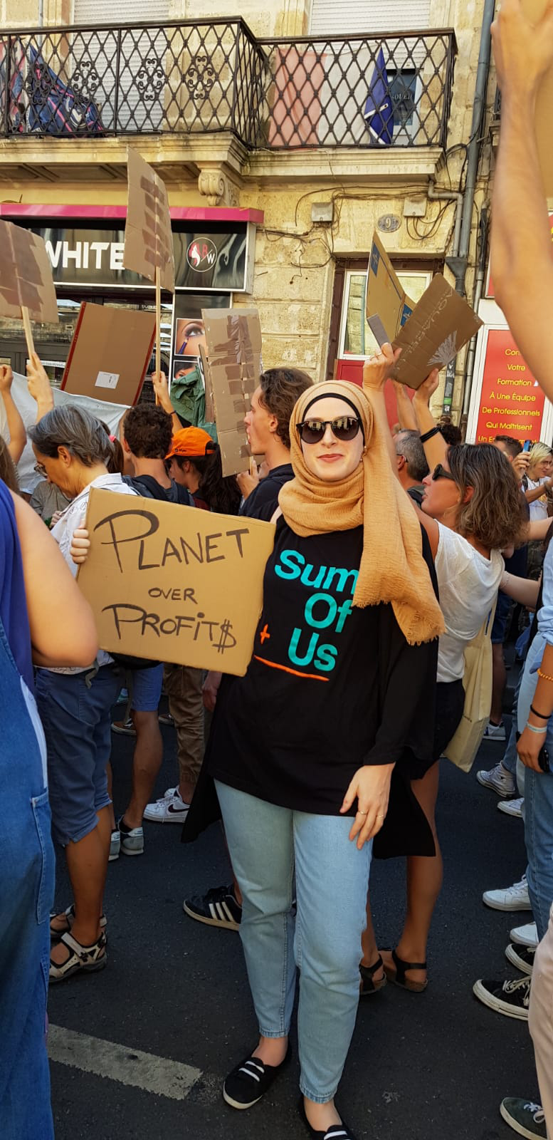 Leyla at Bordeaux Climate Strike