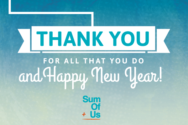 Thank you for all that you do and Happy New Year!