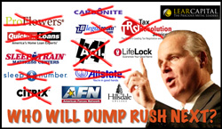 Limbaugh advertiser graphic