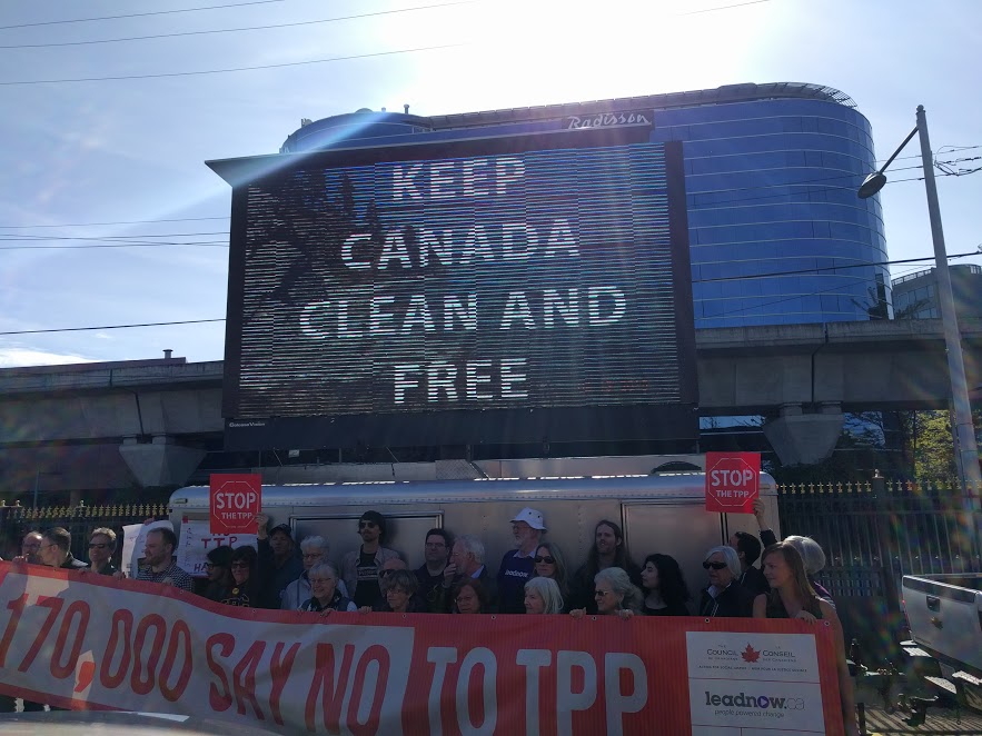 Canadians say no to TPP at the government consultation